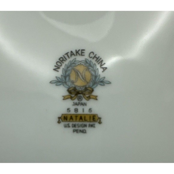 Vintage Noritake "Natalie 5815" Lily‎ of the Valley 10 1/2" Dinner Plate - Picture 7 of 8